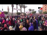 الآلاف يؤدون صلاة عيد الفطر بمسجد عمرو بن العاص