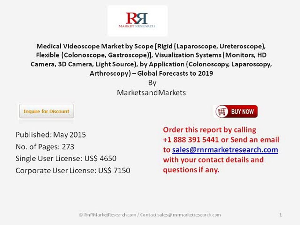 Global Medical Videoscope Market 2019 by market Share and Key Players