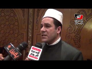 مظهر شاهين للسيسي: ينبغي أن نري إجراءات حازمة لمواجهة العنف والإرهاب