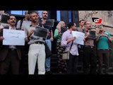 وقفة احتجاجية للصحفيين أمام النقابة لوقف استهدافهم أثناء العمل