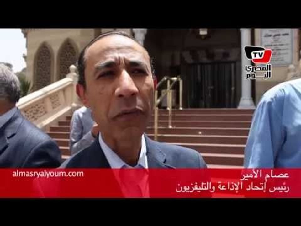قيادات ماسبيرو في جنازة الإعلامي الكبير وجدي الحكيم