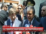 Abdullah Gül Gülen görüşmesinden haberi vardı diyen Davutoğlu'na 'Benim de zihnim berrak' dedi