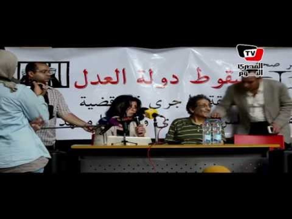 مؤتمر صحفي للتضامن مع الناشط علاء عبد الفتاح بعد صدور حكم قضائي بسجنه