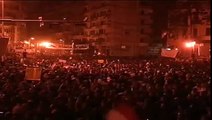 Protesters in Tahrir Square break into song