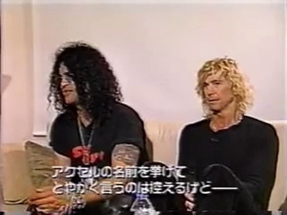 SLASH & DUFF criticize AXL
