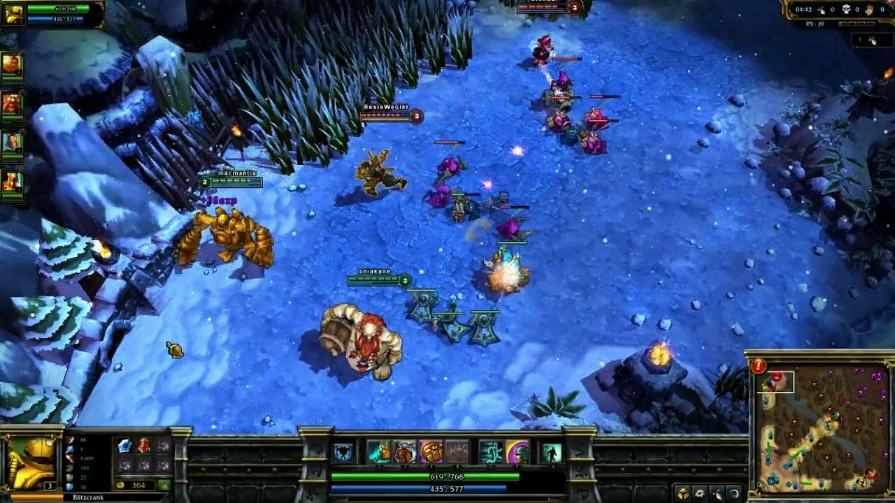 League of legend Blitz et Gragas Ownage