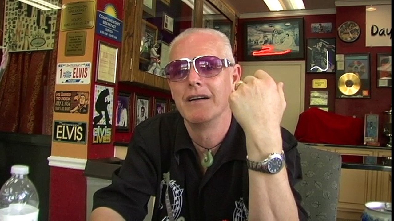 Chris Drummond on his first trip to Graceland Elvis Week 2012