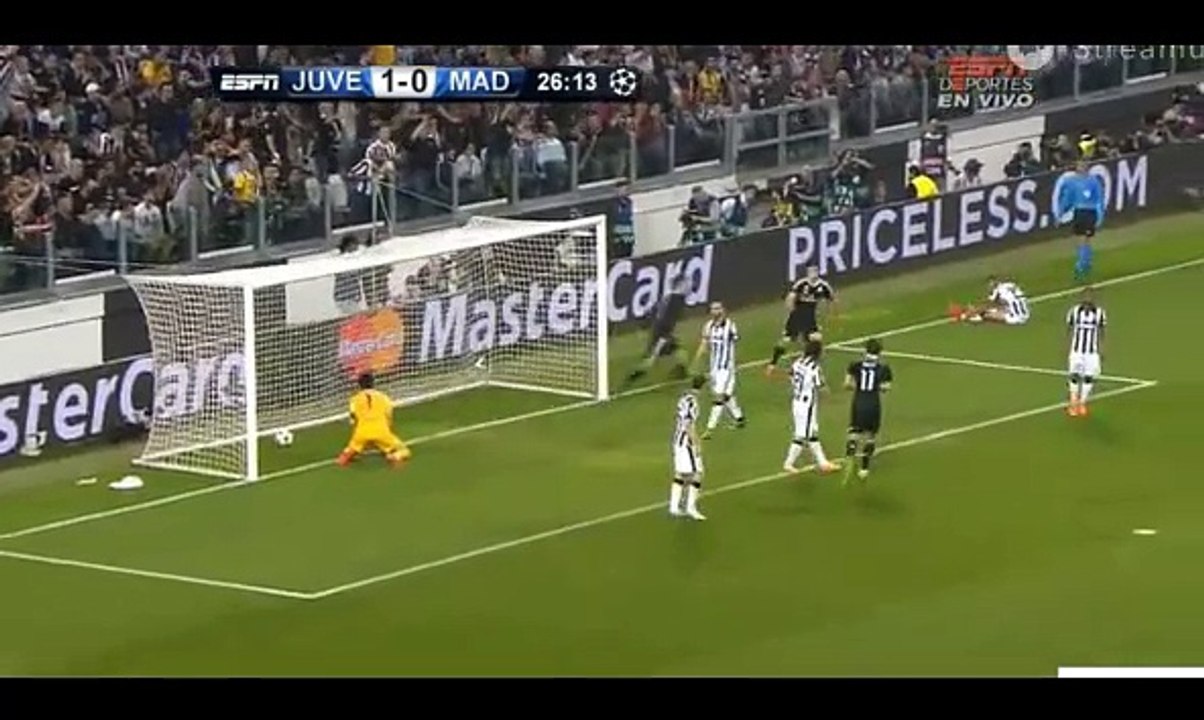 Cristiano Ronaldo goal - Juventus FC 1-1 Real Madrid CF - Champions League 05.05.2015