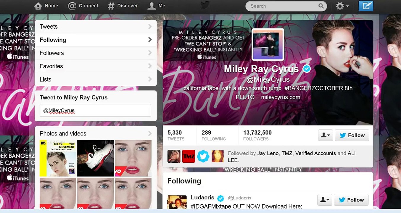 Miley Cyrus Likes The Illuminati