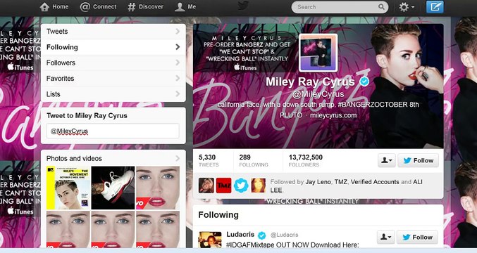 Miley Cyrus Likes The Illuminati