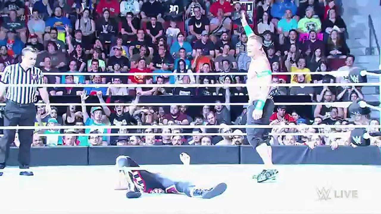 WWE 4 May 2015 Raw - John Cena vs. Sami Zayn – United States Championship Match