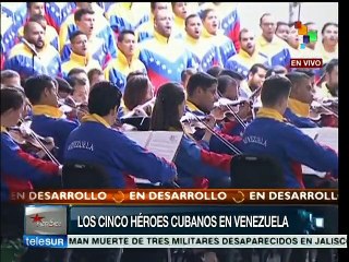 Venezuela: reciben los Cinco Héroes de Cuba la orden Libertador