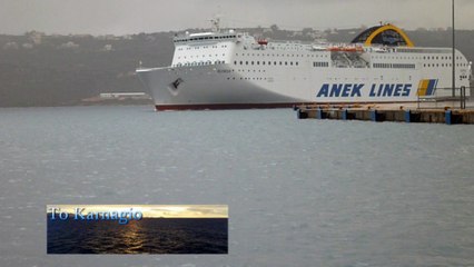 VESSEL ELYROS ARRIVAL AT SOUDA PORT.