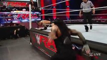 WWE 4 May 2015 Raw - Roman Reigns vs. Randy Orton