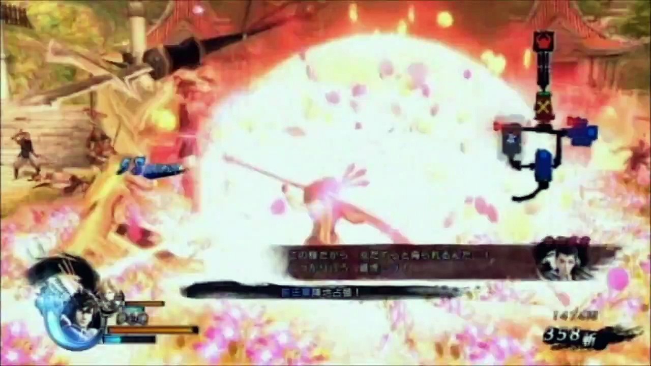 Sengoku Basara 4 (Maeda Keiji) Playthrough Part 2 (HD)