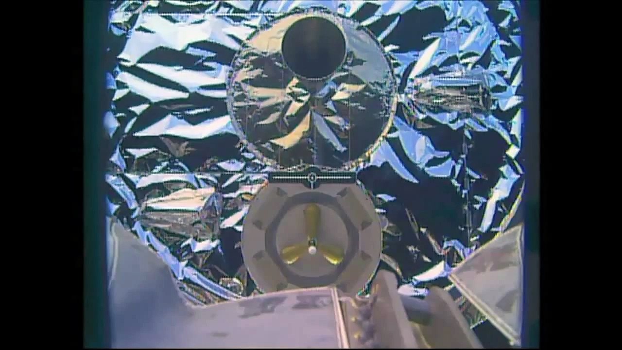 U.S. Cargo Ship Arrives And Grapples With The International Space Station