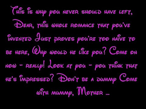 Mother Knows Best (Reprise) - Tangled Lyrics HD