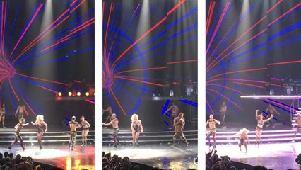 Britney Spears chute en plein concert