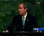 Bush Addresses the U.N. - tells the world no 911 discussions