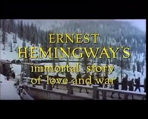 Rock Hudson - " A Farewell to Arms "  Trailer  -  1957