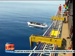 Italia: mueren 40 migrantes tras hundimiento en el Mediterráneo
