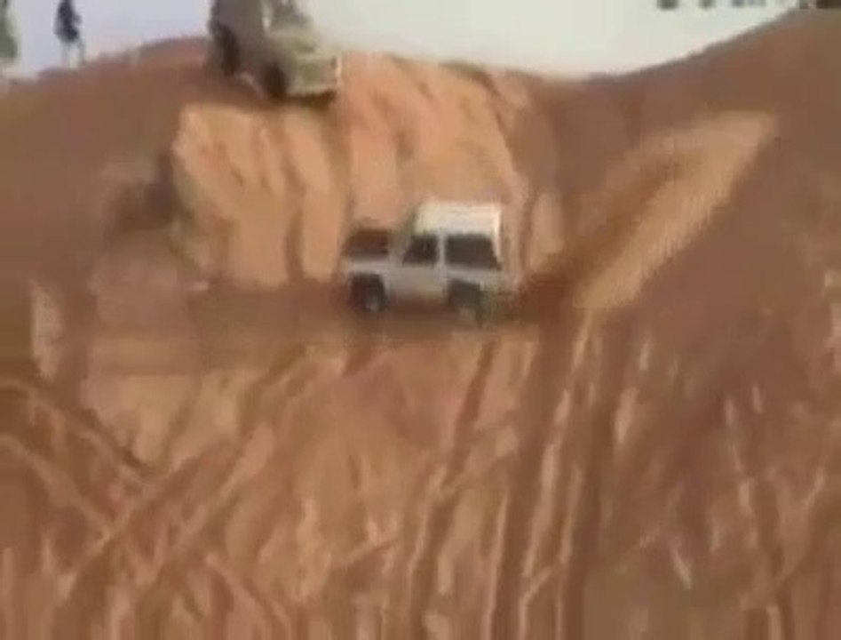 Awesome Stunt in Dessert