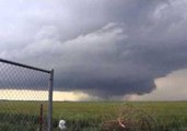 Timelapse of Tornado-Warned Supercell in Oklahoma