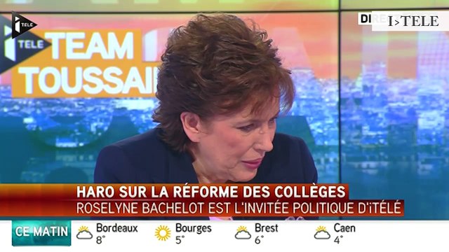 TextO’ : Najat Vallaud-Belkacem : Je soutiendrai cette réforme du collège et je la porterai et je l'assumerai de toutes mes forces.