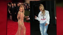 Beyoncé luce su cola de caballo en la alfombra roja y en la calle