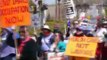 San Diego Anti-War March on University Ave. view3