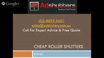 Compared - Rudimentary Details Of Roller Shutters Sydney