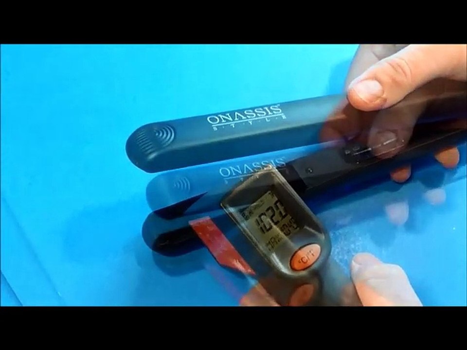 Review PROFESSIONAL FLAT IRON HAIR STRAIGHTENER - Premium Ceramic Tourmaline Plates