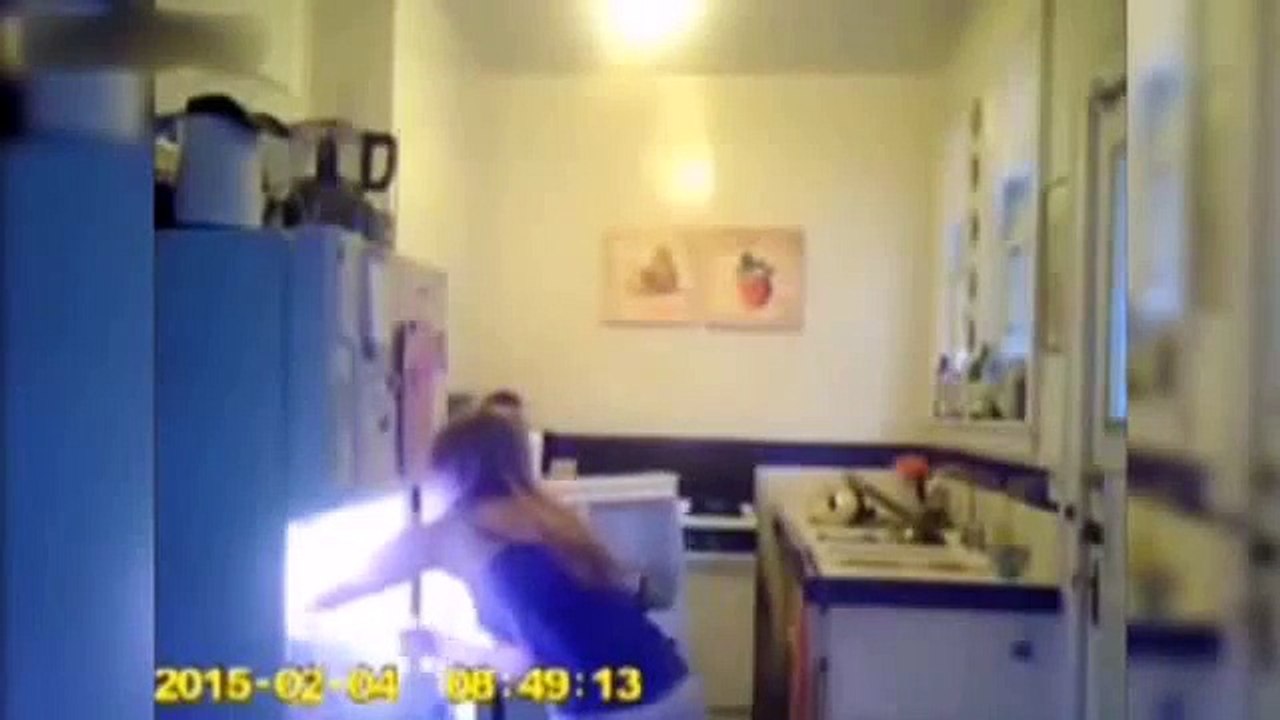 CCTV FOOTAGE - University of South Carolina student caught spitting, putting glass cleaner in food