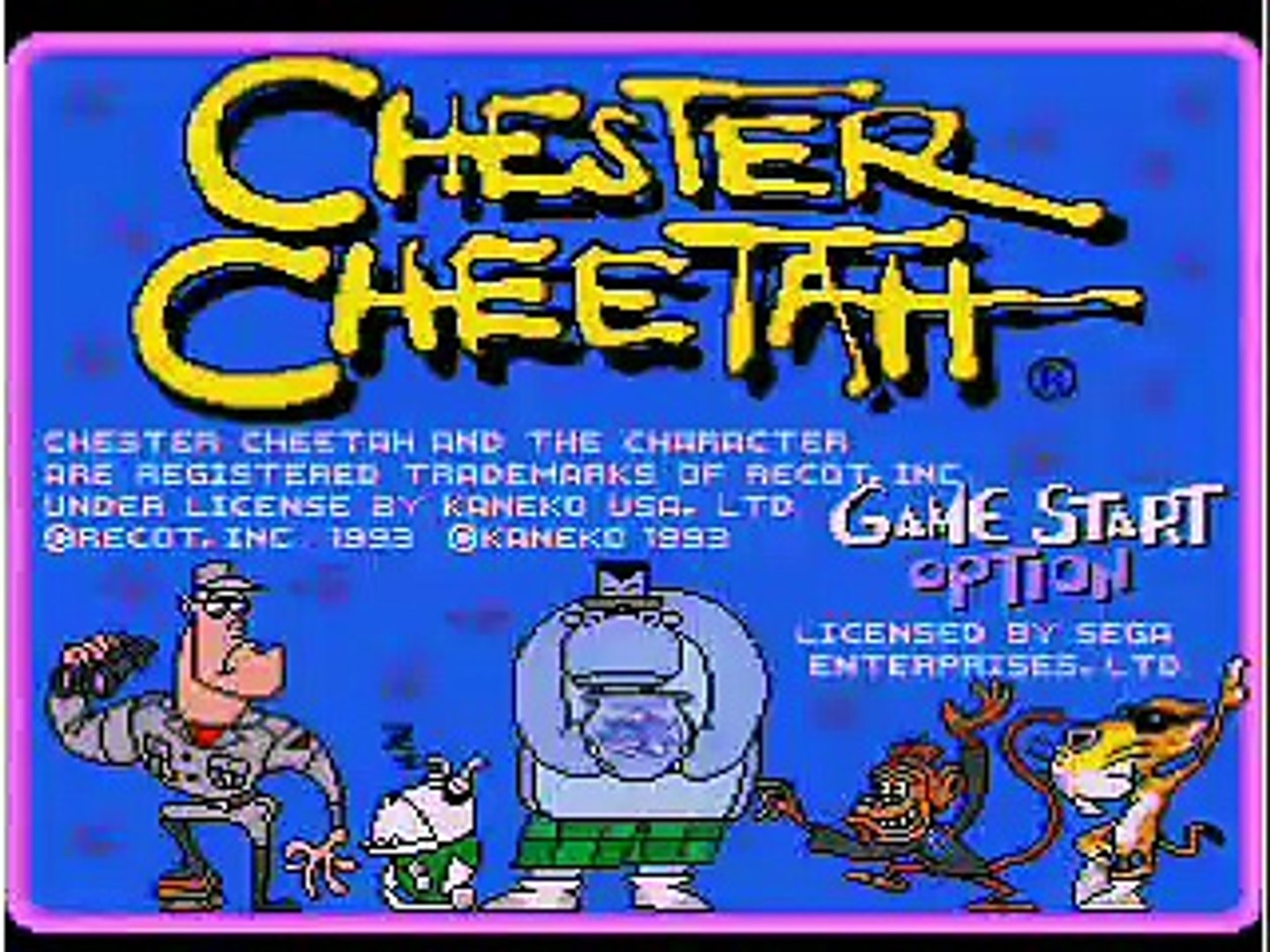 First Impressions - Chester Cheetah (GENS)