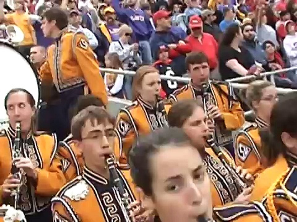 LSU Tiger Band Playing Neck - Best Yet From Band View