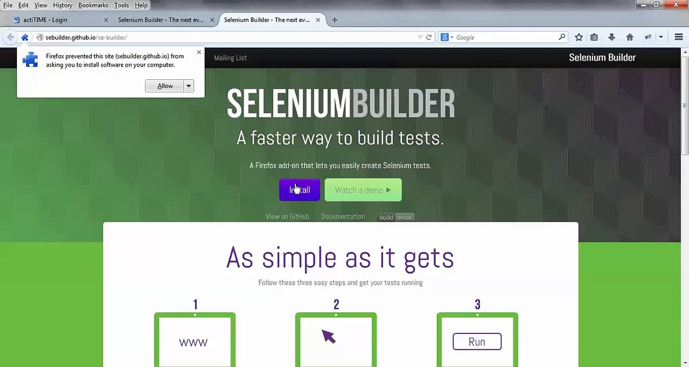 What is Selenium Builder