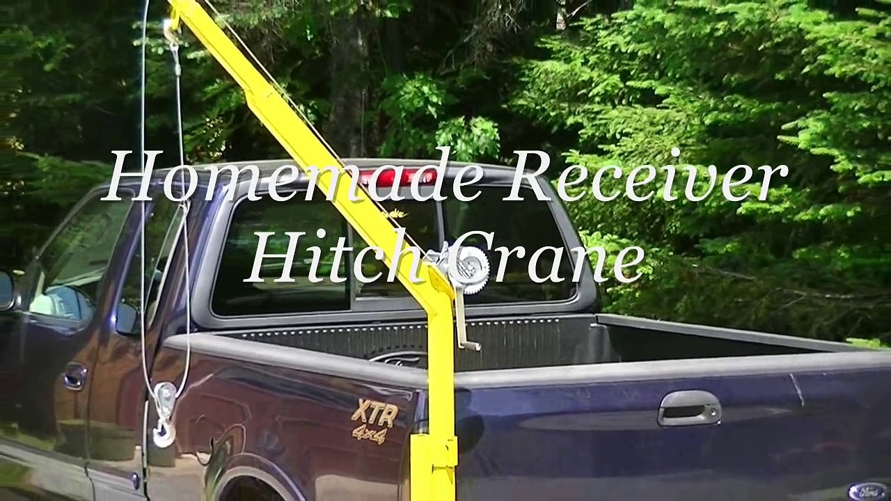 Homemade Receiver Hitch Crane - video Dailymotion
