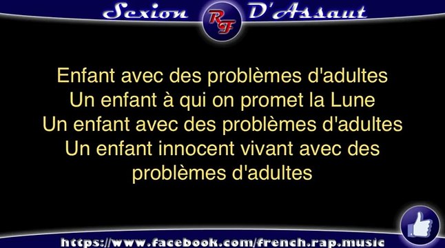 Sexion d'Assaut - Problèmes D'adultes (Paroles) HD 2012 (Lyrics)