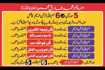 6 Bismillah & 5 Surtain  - Hakeem Tariq Mehmood