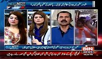 MUSHAAL MULLICK in News Night with Neelum Nawab( DIN tv)