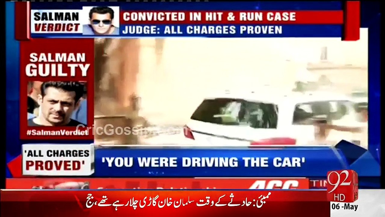 Actor Salman Khan Held Guilty in 2002 Hit-and-Run Case
