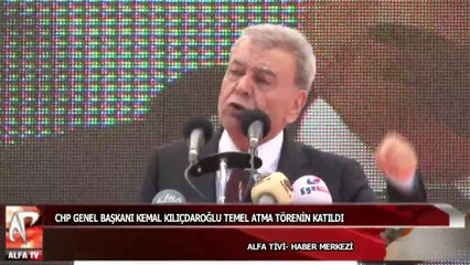 Chp Genel Başkanı Kemal Kılıçdaroğlu Temel Atma Törenin Katıldı