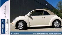 2005 Volkswagen New Beetle Convertible Atlanta GA Marietta, GA #T28125A - SOLD