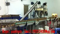 Bottles automatic powder filling and sealing machine with crew conveyor packaging line   2423134032@qq.com