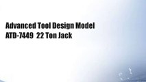 Advanced Tool Design Model  ATD-7449  22 Ton Jack