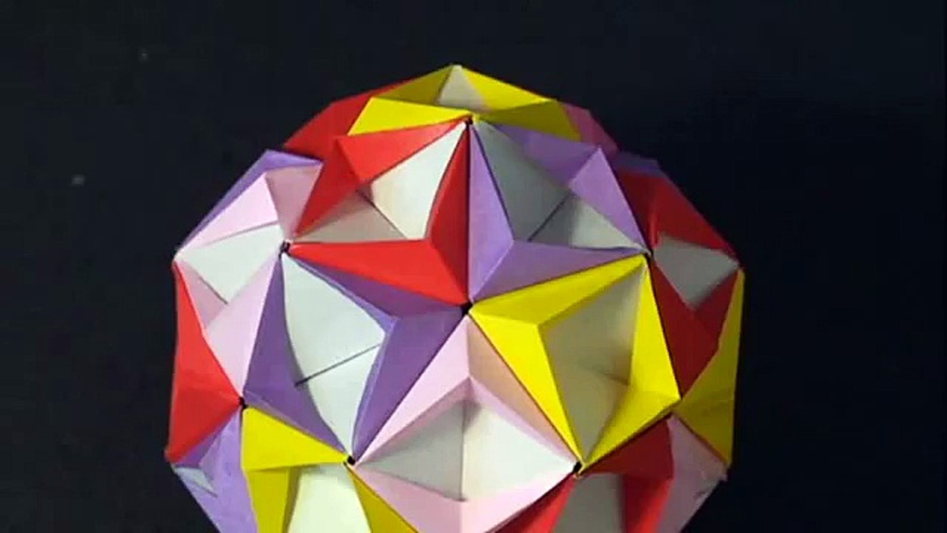 Origami Ball Kusudama Starsea - video Dailymotion