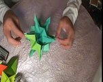 creating origamis criando origamisPart 4  Origami Kusudama