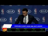 Stephen Curry wins NBA MVP award