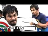 Pacquiao, gigil na gigil sa training matapos magpahinga