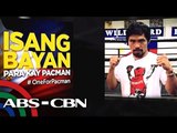TV Patrol: 'One For Pacman' nationwide campaign; Pacquiao, naiyak matapos mapanood ang 'Kid Kulafu'